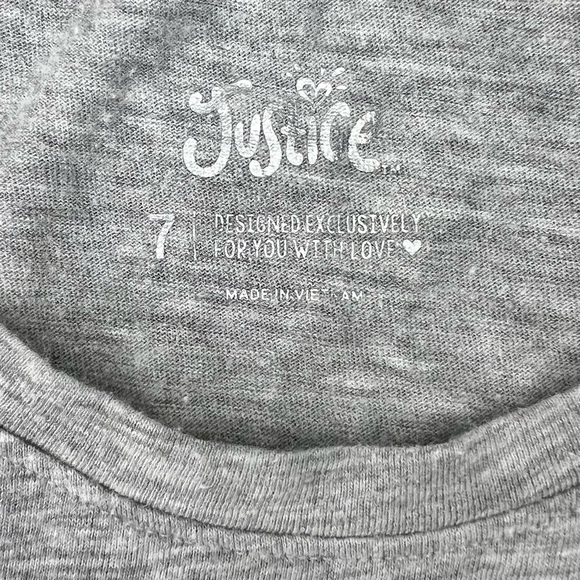 💜Justice flip sequin heart tee - Picture 10 of 10